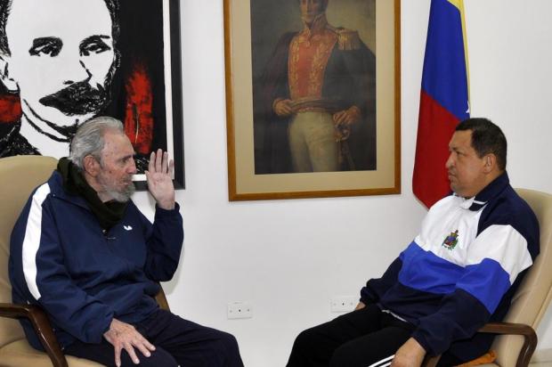 Chávez confirma que nova lesão é recorrência do câncer de 2011  AFP PHOTO/ESTUDIO REVOLUCION