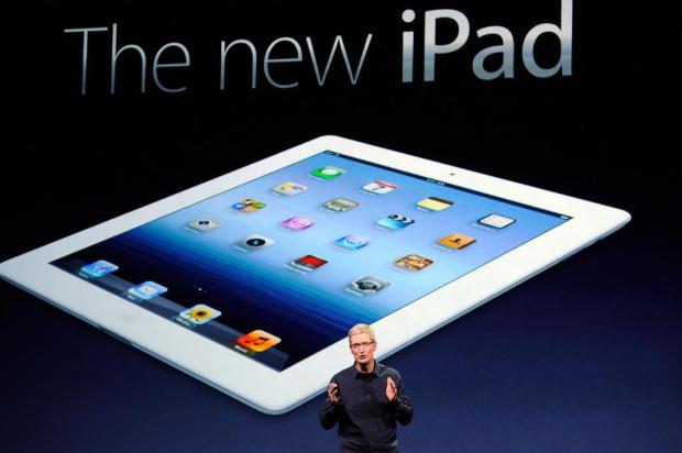 Novo iPad chega ao Brasil em 11 de maio Kevork Djansezian/AFP Novo iPad chega ao Brasil em 11 de maio Kevork Djansezian/AFP