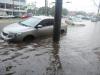 Alagamento impossibilitou o tráfego na Avenida Azenha