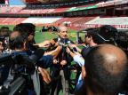 "O Inter mantém a mesma posição. Se não for assim, prefere não assinar", diz Luigi Emílio Pedroso/ "O Inter mantém a mesma posição. Se não for assim, prefere não assinar", diz Luigi Emílio Pedroso/