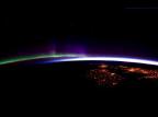 Nasa registra aurora boreal vista do espaço Nasa/Divulgação Nasa registra aurora boreal vista do espaço Nasa/Divulgação