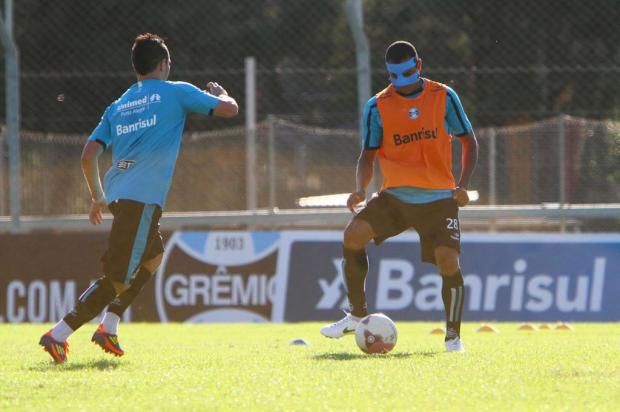 Vanderlei Luxemburgo poupará Gilberto Silva e Marco Antônio contra o Caxias LUCAS UEBEL/GREMIO FBPA/Agência RBS