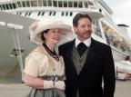 Cruzeiro refaz viagem do Titanic Simon Brooke-Webb/AFP Cruzeiro refaz viagem do Titanic Simon Brooke-Webb/AFP