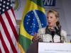 Secretária americana de Estado, Hillary Clinton, participou do seminário Brasil-EUA
