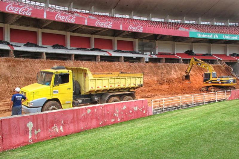 Com as novas arquibancadas, o anel inferior terá 28 degraus, quatro a mais do que os atuais :imagem 4