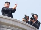 Kim Jong-un faz o primeiro discurso aos norte-coreanos Ed Jones/AFP Kim Jong-un faz o primeiro discurso aos norte-coreanos Ed Jones/AFP