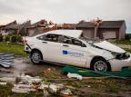 Tornados matam cinco pessoas nos Estados Unidos Eric Francis/Getty Images/AFP Tornados matam cinco pessoas nos Estados Unidos Eric Francis/Getty Images/AFP