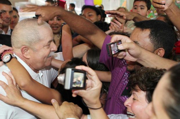 Lula faz primeira aparição em palanque com Haddad Foto: Ricardo Stuckert/Instituto Lula/Divulgação
