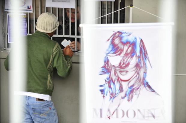 Informações desencontradas marcam venda de ingressos de Madonna Bruno Alencastro/Agencia RBS