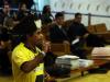 Índio Araju Sepeti, da etnia Guarani, faz manifestação no plenário do Supremo Tribunal Federal (STF) durante votação sobre o uso de cotas raciais e sociais nos vestibulares das universidades federais, em Brasília, nesta quinta-feira