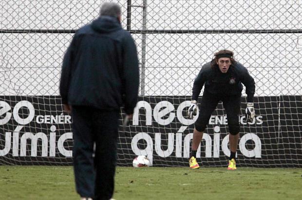 Corinthians treina jogadas aéreas para segurar o Emelec no Equador Miguel Schincariol/LancePress