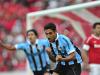 Aos 10 minutos do segundo tempo, Werley aproveitou sobra da cobrança de falta e empatou para o Grêmio
