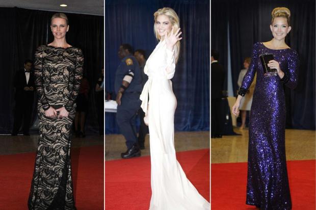 Festa no frio: como usar vestidos de mangas longas Kevin Wolf/AP Images Festa no frio: como usar vestidos de mangas longas Kevin Wolf/AP Images