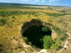 Uma cratera radical em Goiás David Calaça/Secretaria de Turismo de Formosa,Divulgação