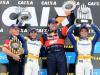 O pódio foi formado por Ricardo Maurício (segundo lugar) seguido por Max Wilson (terceiro), ambos da Eurofarma Rc