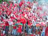 Torcida colorada compareceu ao estádio Centenário, em Caxias do Sul
