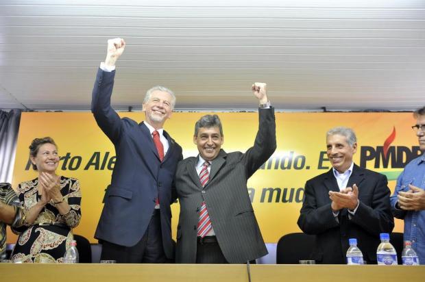PMDB recebe Fortunati na sede do partido e oficializa coligação Bruno Alencastro/Agencia RBS PMDB recebe Fortunati na sede do partido e oficializa coligação Bruno Alencastro/Agencia RBS