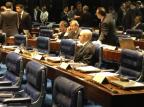 Demóstenes Torres aparece isolado durante debate sobre a Lei Geral da Copa Léo Saballa Jr./Rádio Gaúcha Demóstenes Torres aparece isolado durante debate sobre a Lei Geral da Copa Léo Saballa Jr./Rádio Gaúcha