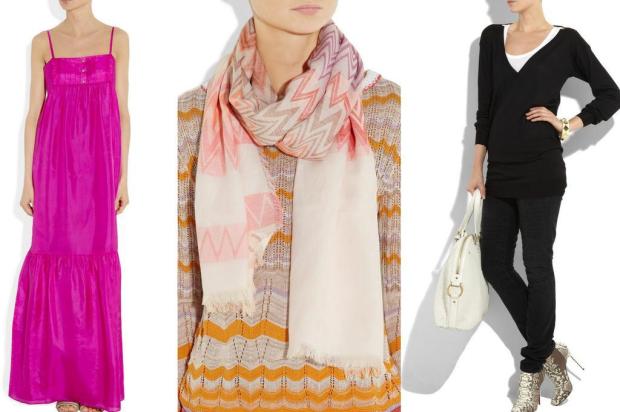 Grávida com estilo: bonita e confortável durante a gestação Divulgação/Net A Porter Grávida com estilo: bonita e confortável durante a gestação Divulgação/Net A Porter