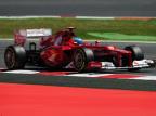 Fernando Alonso fica satisfeito com primeiro dia em Barcelona Dimitar Dilkoff/AFP