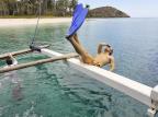 Relaxando no mar filipino Jes Aznar/The New York Times