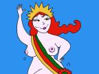 Ilustração de Mauren Veras vence votação de Miss Aurora Precursora Mauren Veras/Especial