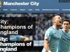 Manchester City vira e é campeão inglês Reprodução/www.mcfc.co.uk Manchester City vira e é campeão inglês Reprodução/www.mcfc.co.uk