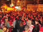 Torcida colorada comemora pelo RS