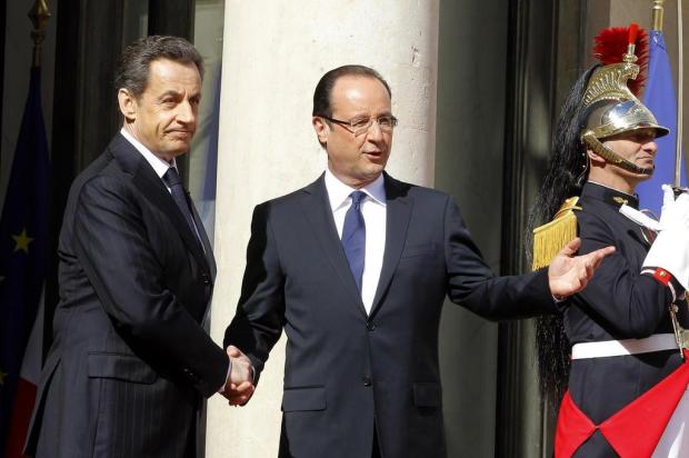 François Hollande toma posse como presidente da França Jacques Brinon/AP