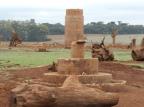 Seca revela vila alagada há 40 anos no noroeste do Estado Ismael Horbach/Divulgação Seca revela vila alagada há 40 anos no noroeste do Estado Ismael Horbach/Divulgação