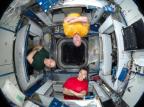 Com três tripulantes, cápsula Soyuz se acopla à Estação Espacial Agência Espacial Russa/Divulgação