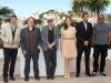Thomas Bidegain, Bouli Lanners, Jacques Audiar, Marion Cotillard, Matthias Schoenaerts e Jean Michel Correia, do filme "De Rouille et D'Os"