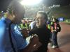 O executivo de futebol do Grêmio, Pelaipe, comemorou muito a vitória fora de casa