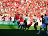 Os dois gols do Inter foram marcados na primeira etapa do jogo
