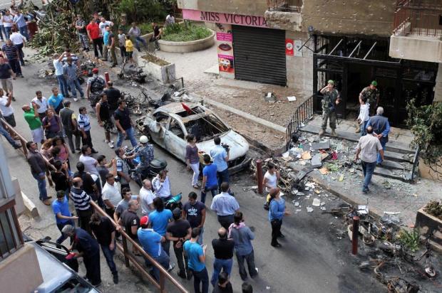 Violência na Síria chega a Beirute Bilal Hussein/AP Violência na Síria chega a Beirute Bilal Hussein/AP