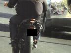 Motociclista é flagrado a 126 km/h na Avenida Assis Brasil, em Porto Alegre Divulgação/PMPA