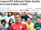 Site inglês destaca "gols espetaculares" de Fábio Aurélio no Liverpool Reprodução/