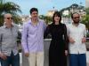 Produtor mexicano Jaime Romandia, ator Adolfo Jimenez Castro, atriz Nathalia Acevedo e o diretor Carlos Reygadas por "Post Tenebras Lux"