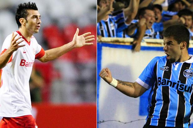 Cotação ZH: veja como foram os jogadores da dupla Gre-Nal  Montagem sobre fotos de Alexandre Lops, Divulgação e Luís Gonçalves, AE /