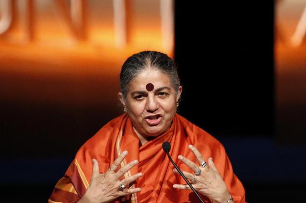 Vandana Shiva afirma que a humanidade passa por um período de incertezas Diego Vara/Agencia RBS