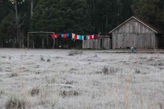 Em mais uma madrugada fria, temperatura chega a 2,5°C em Vacaria Liane Castilhos/Especial Em mais uma madrugada fria, temperatura chega a 2,5°C em Vacaria Liane Castilhos/Especial