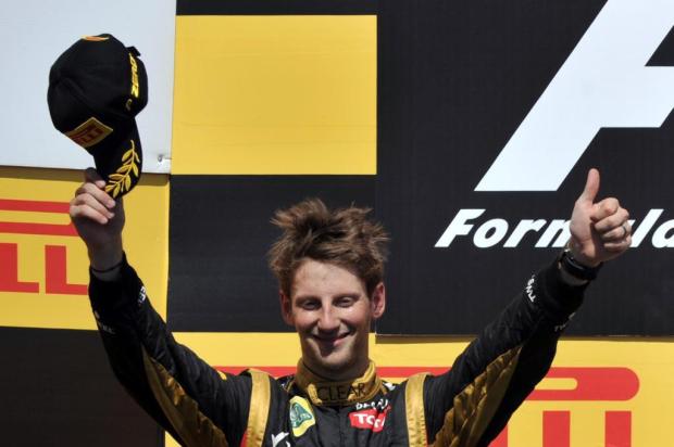 Lotus renova com Romain Grosjean para a temporada 2013 Stan HONDA/AFP