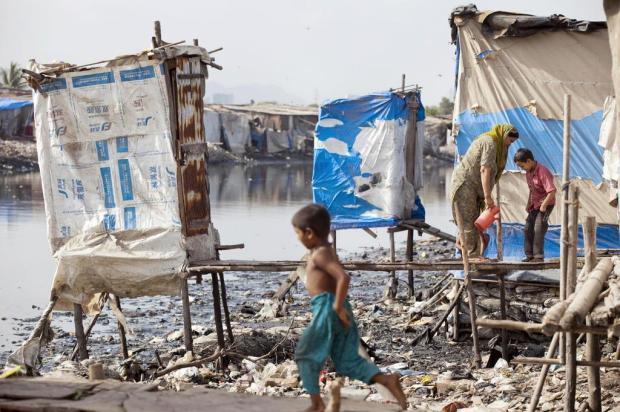 Mumbai, na Índia, tem campanha contra injustiça sanitária Prashanth Vishwanathan/NYTNS Mumbai, na Índia, tem campanha contra injustiça sanitária Prashanth Vishwanathan/NYTNS