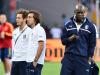 Balotelli e Pirlo antes do início da partida. Jogadores são destaque da Itália na Eurocopa