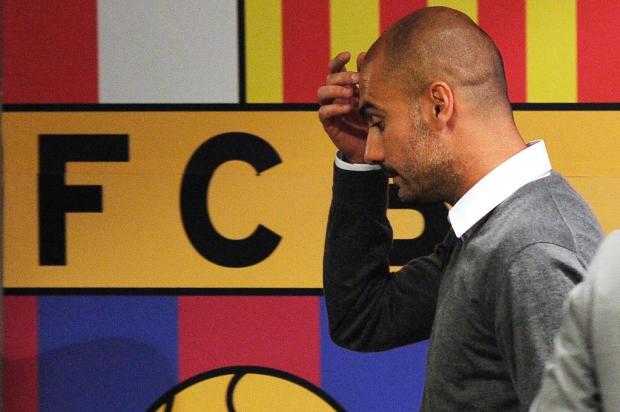 Pesquisa aponta Guardiola como favorito da torcida para dirigir a Holanda LLUIS GENE/AFP Pesquisa aponta Guardiola como favorito da torcida para dirigir a Holanda LLUIS GENE/AFP