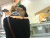 Atriz Sharon Stone no supermercado em Balneário Camboriú 