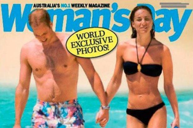 Revista publica fotos da lua de mel de William e Kate e enfurece o casal Reprodução/Woman's Day Magazine Revista publica fotos da lua de mel de William e Kate e enfurece o casal Reprodução/Woman's Day Magazine