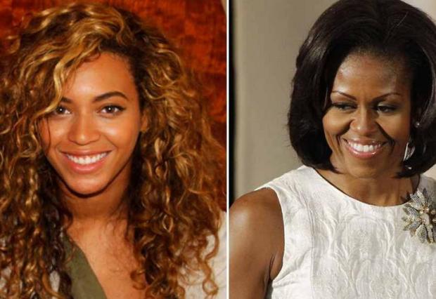 Beyoncé grava vídeo para homenagear Michelle Obama Tumblr/Reprodução e AP Photo Beyoncé grava vídeo para homenagear Michelle Obama Tumblr/Reprodução e AP Photo