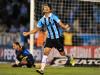 E com o novo ânimo tricolor Marcelo Moreno empatou o jogo aos 14 minutos