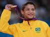 Sarah é a segunda brasileira a conquistar ouro em esporte individual em Olimpíada  a primeira foi Maurren Maggi, em 2008